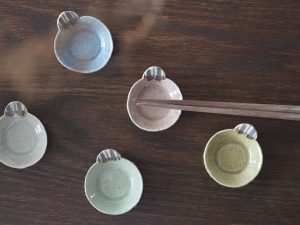 日本手工 小筷架/鹽皿