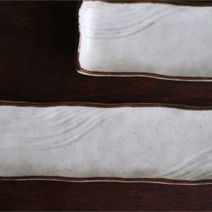 Alternative view of Brown Line｜美濃燒 長盤