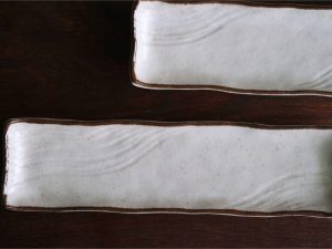 Alternative view of Brown Line｜美濃燒 長盤