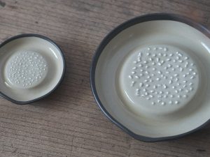 ＆NE｜石見燒 陶瓷磨泥道具 - 曜黑