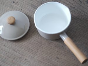 野田琺瑯｜IH200V適用 片手鍋 (奶茶杏)