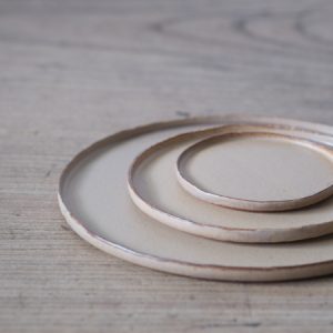 Alternative view of Blanc|壽山窯 工匠手作 圓盤 (摩卡)