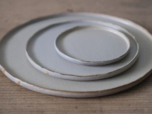 Blanc｜壽山窯 工匠手作 圓盤 (薰藍)