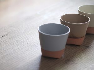 Blanc｜壽山窯 工匠手作 小山茶杯 (薰藍)