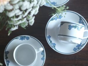 北歐老件|Röstrand Ingrid 杯碟組