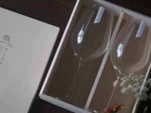 東洋佐々木 無鉛水晶玻璃 木盒對杯(紅白酒通用)