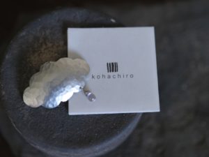 kohachiro｜日本手作錫飾品 雲與雨 胸針