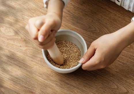 &NE|石見燒 研磨缽(小) - 奶油白