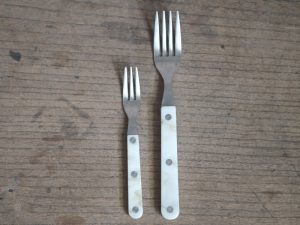 高桑金屬｜Layer レイヤ系列 蛋糕叉/餐叉 - 典雅白