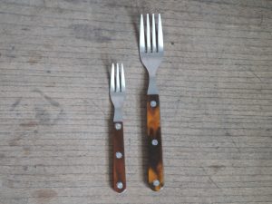 高桑金屬｜Layer レイヤ系列 蛋糕叉/餐叉 - 琥珀棕