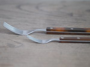 Alternative view of 高桑金屬｜Layer レイヤ系列 蛋糕叉/餐叉 - 琥珀棕