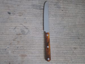 高桑金屬｜Layer レイヤ系列 餐刀 - 琥珀棕