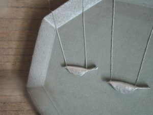 kohachiro｜日本手作錫飾品 小鳥 項鍊