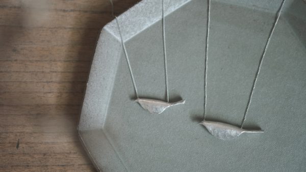 kohachiro｜日本手作錫飾品 小鳥 項鍊
