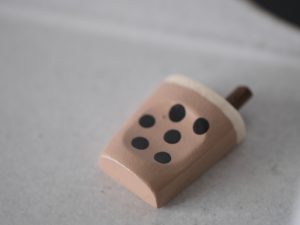 ﾈｵﾝ｜經典台灣味 木製筷架 - 珍奶