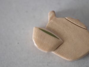 Alternative view of ﾈｵﾝ｜經典台灣味 木製筷架 - 茶壺與茶