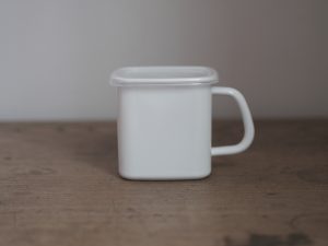 野田琺瑯|【WhiteSeries】角型シール 附手柄蓋付