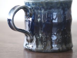 河內啓_馬克杯_瑠璃釉(深藍)