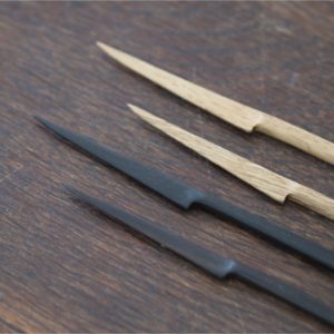 中塚英司_菓子切り 13.5cm (黑檀木/樫)