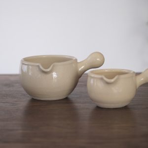 TOJIKI TONYA 伊賀燒溫潤小土鍋 - 奶油白