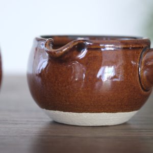 Alternative view of TOJIKI TONYA 伊賀燒溫潤小土鍋 - 糖果飴釉