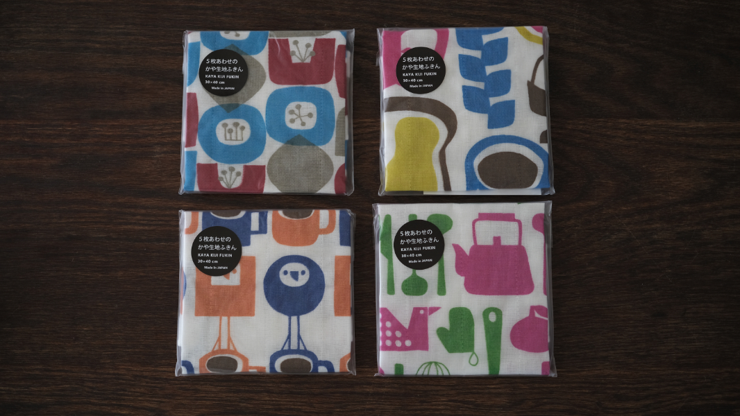 Knit Kobō.h × Atelier FOLK|剪紙藝術家YUYA 五重紗家事巾