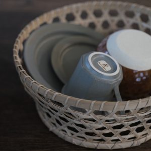 People Tree｜公平貿易 竹藤手編籃