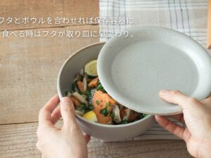 Trip Ware Cafe｜碗蓋組 日本製 美濃燒 (沙灰色)