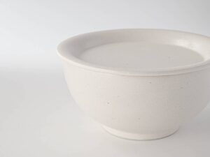 Trip Ware Cafe｜碗蓋組 日本製 美濃燒 (沙白色)：圖片 5