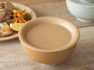 Trip Ware Cafe｜碗蓋組 日本製 美濃燒 (沙黃色)：圖片 3